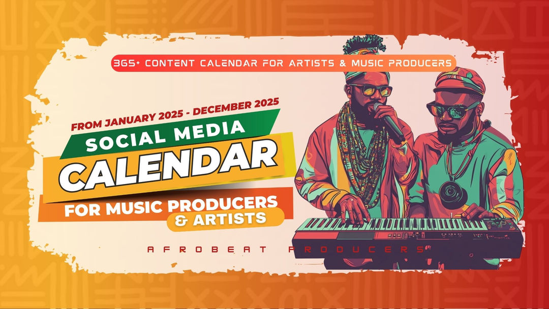 Free Download 2025 Artists & Producers Content Calendar